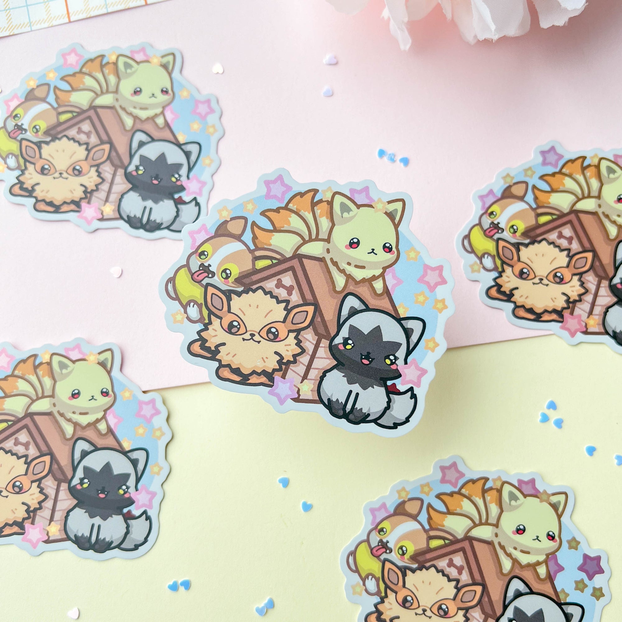 Poke Doggo Sticker