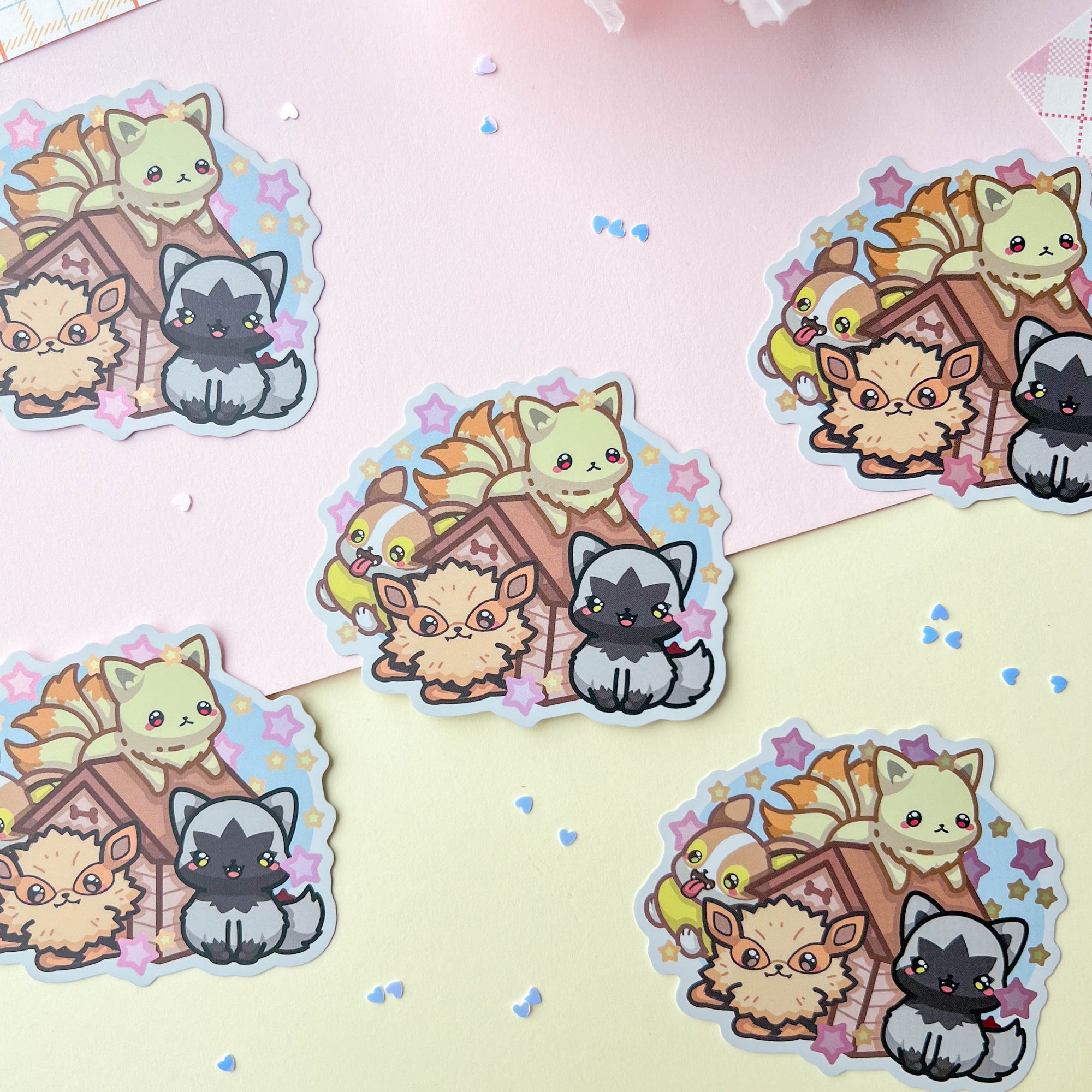 Poke Doggo Sticker