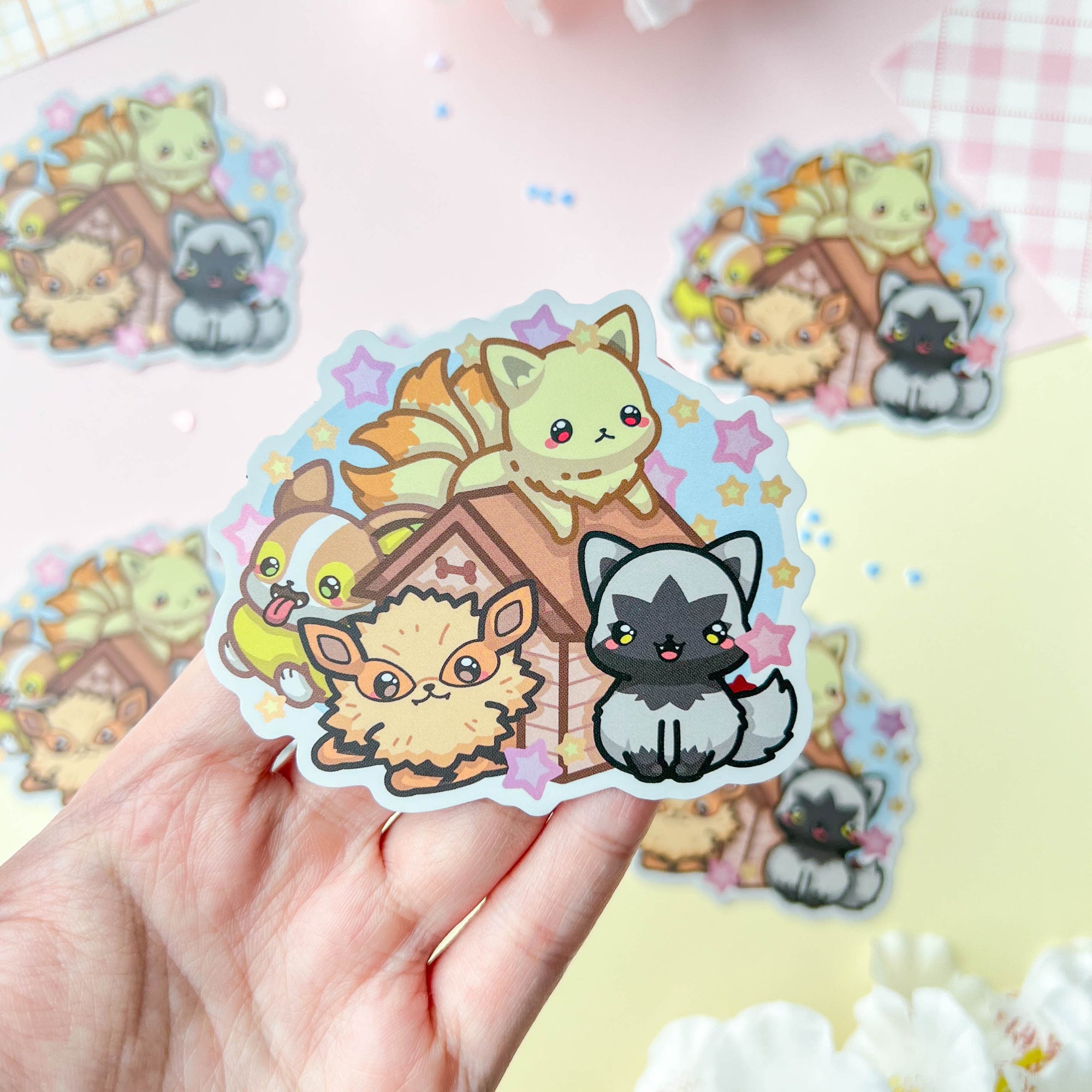Poke Doggo Sticker