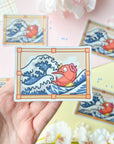 Karp: The Great Wave Off Kanagawa Sticker