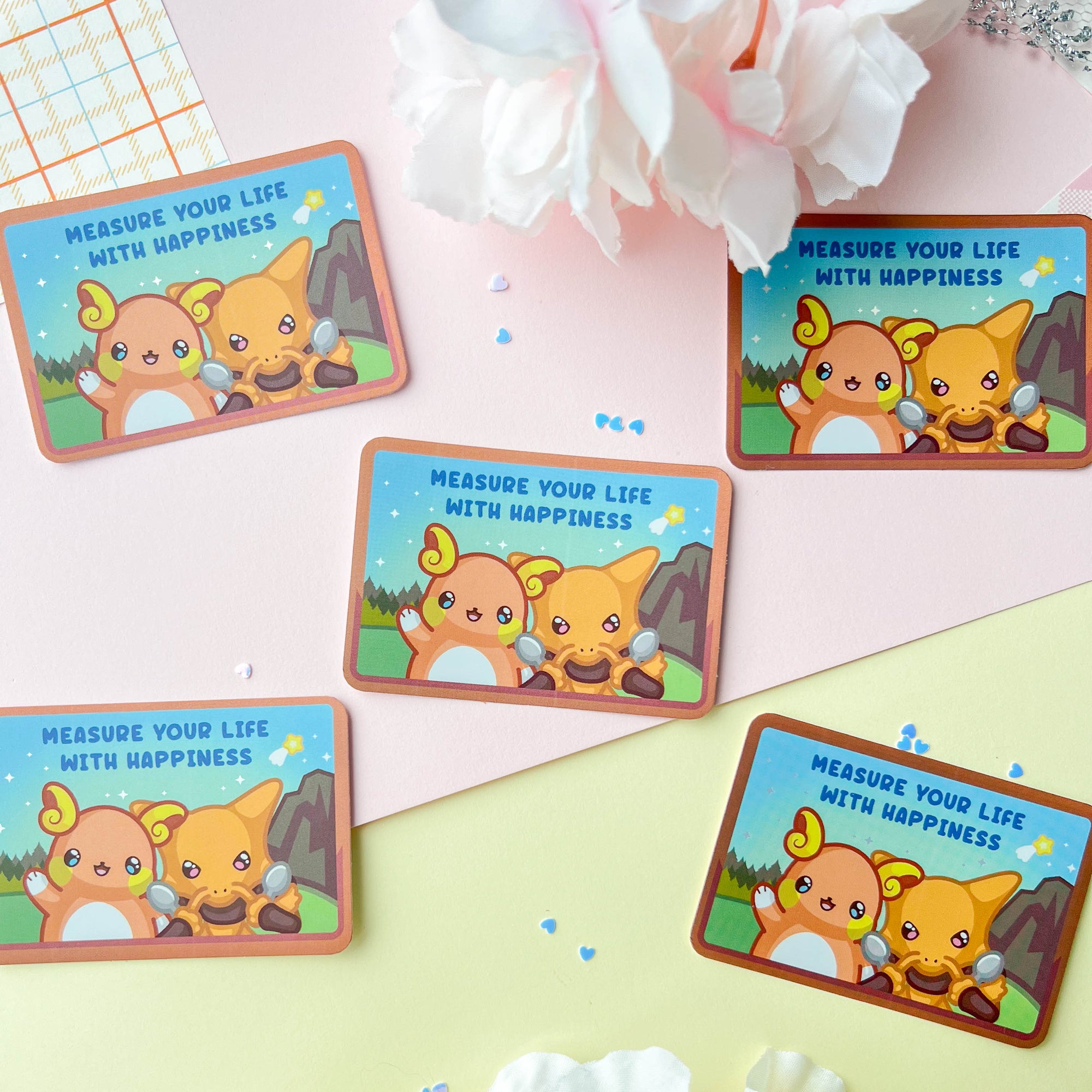 Measure Your Life With Happiness Sticker