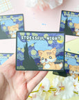 Starry Night - Stressful Night Sticker
