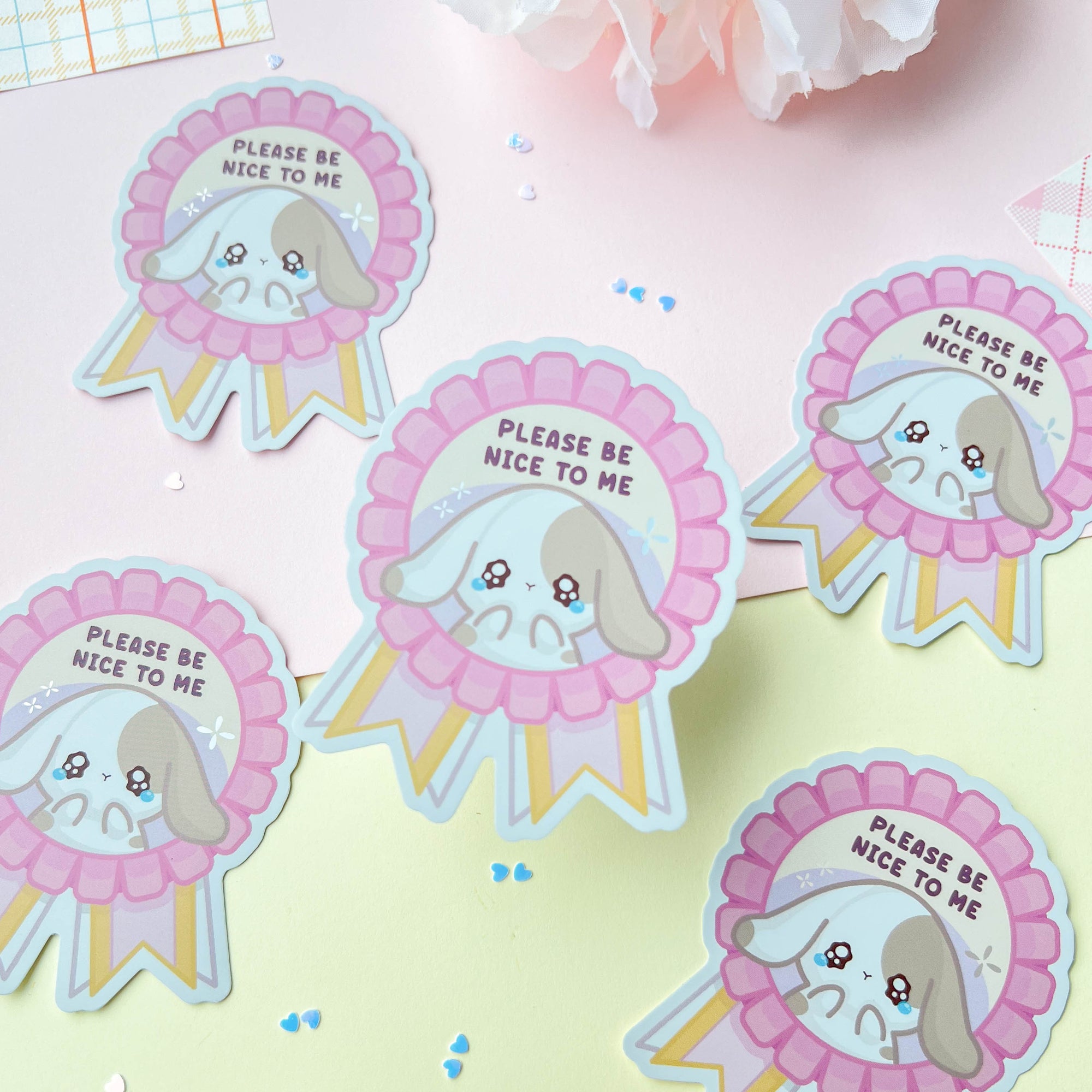 Please Be Nice To Me Sticker