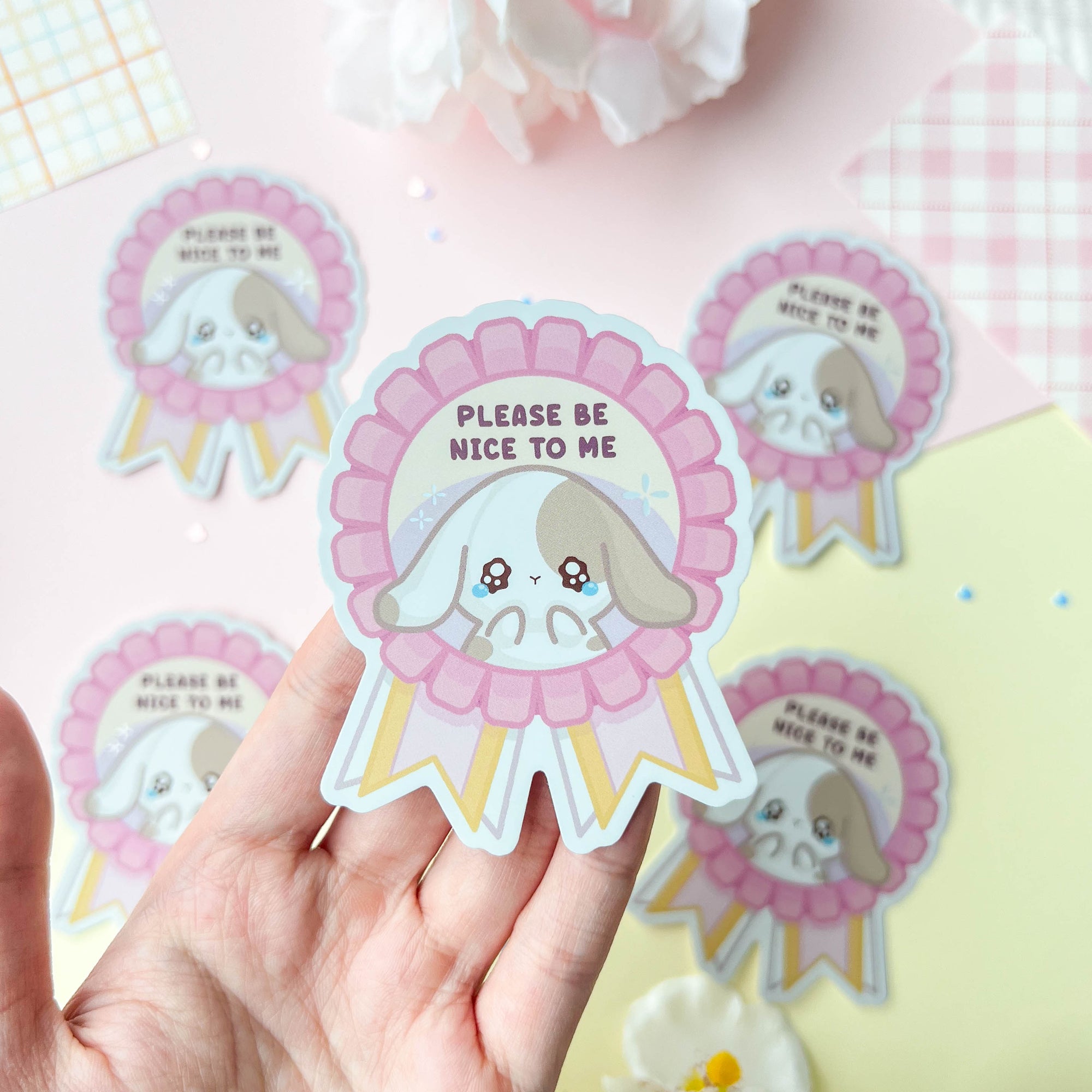 Please Be Nice To Me Sticker
