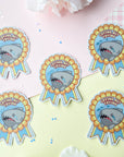 Crying But Trying Sticker