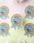 Crying But Trying Sticker