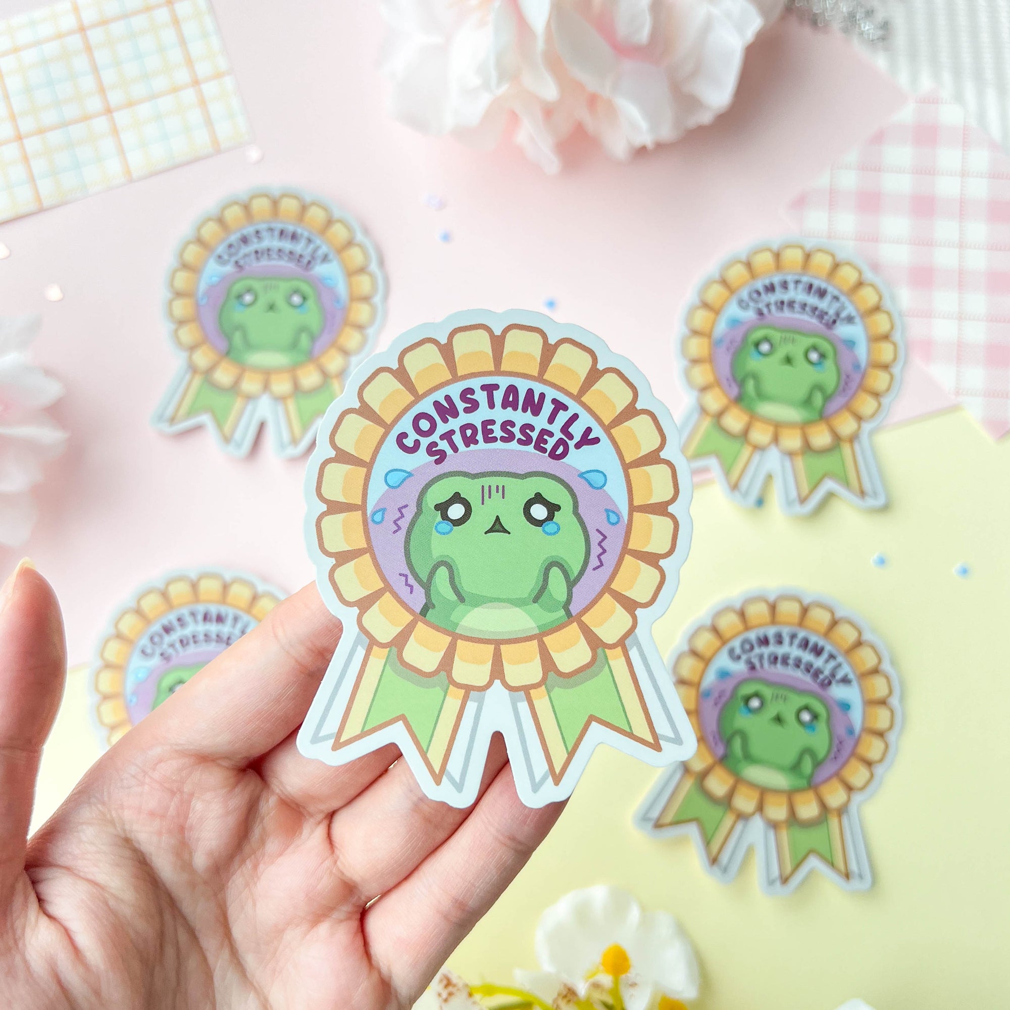 Constantly Stressed Sticker