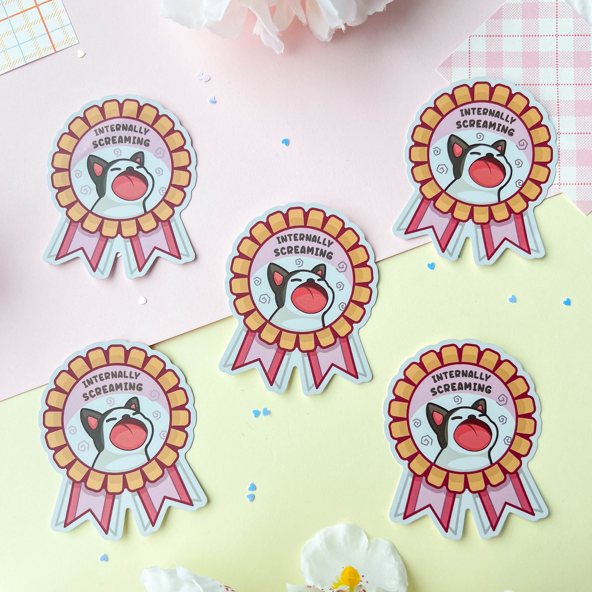 Internally Screaming Sticker