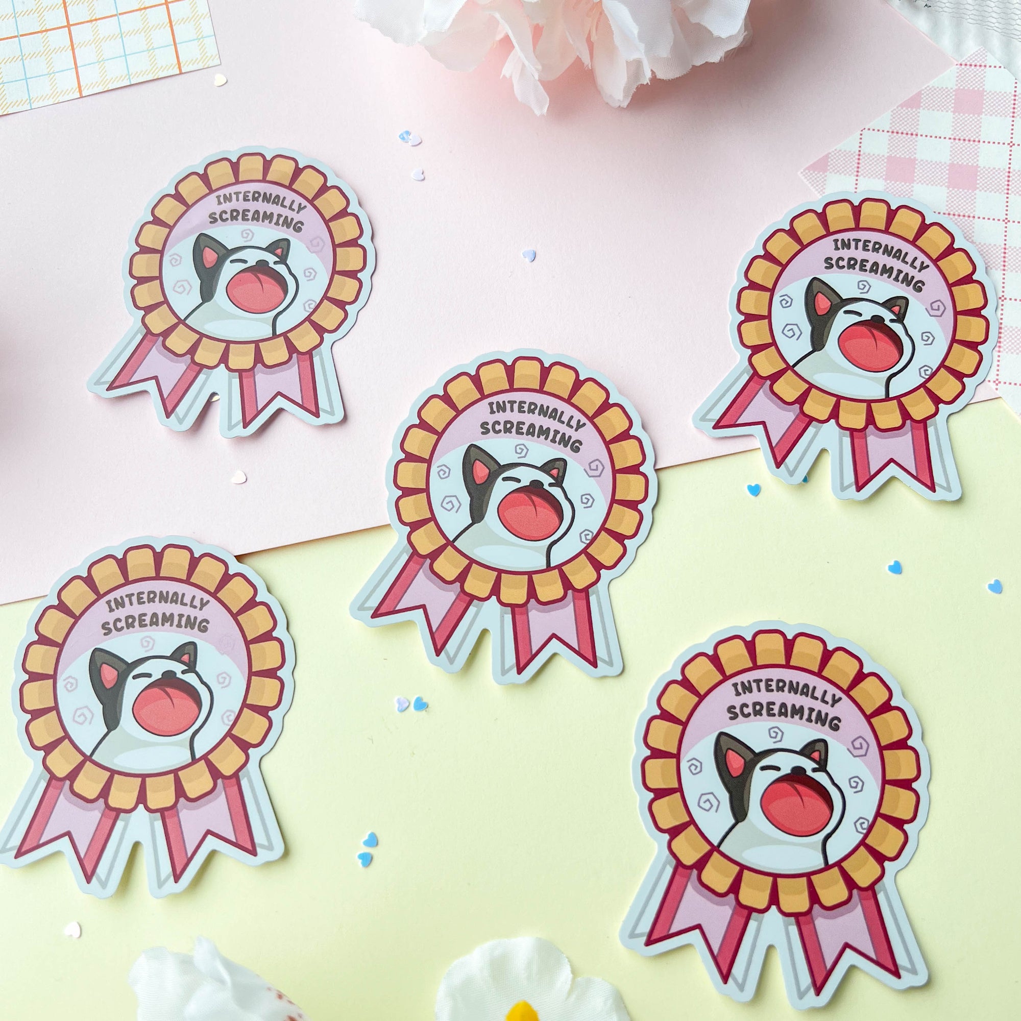 Internally Screaming Sticker