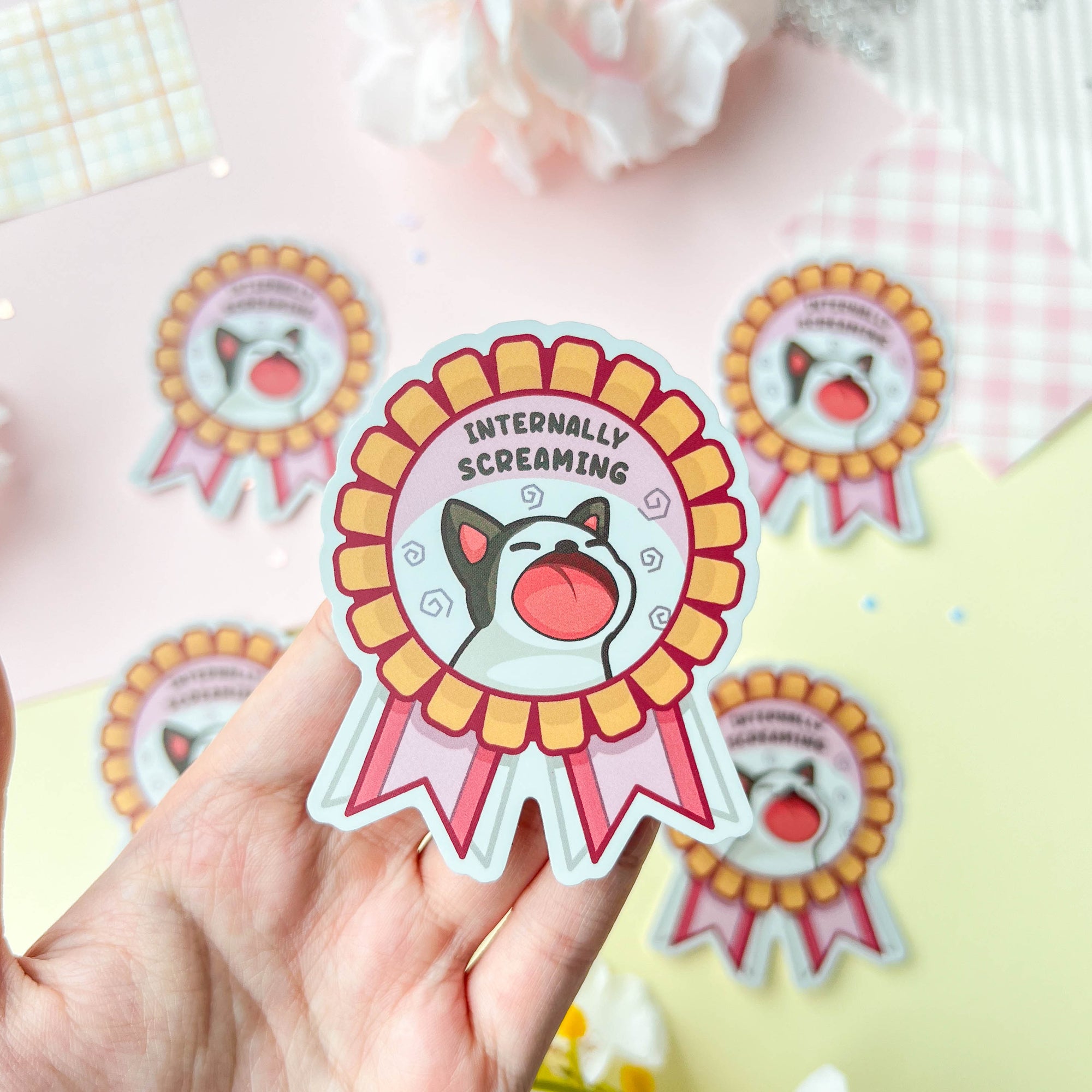 Internally Screaming Sticker