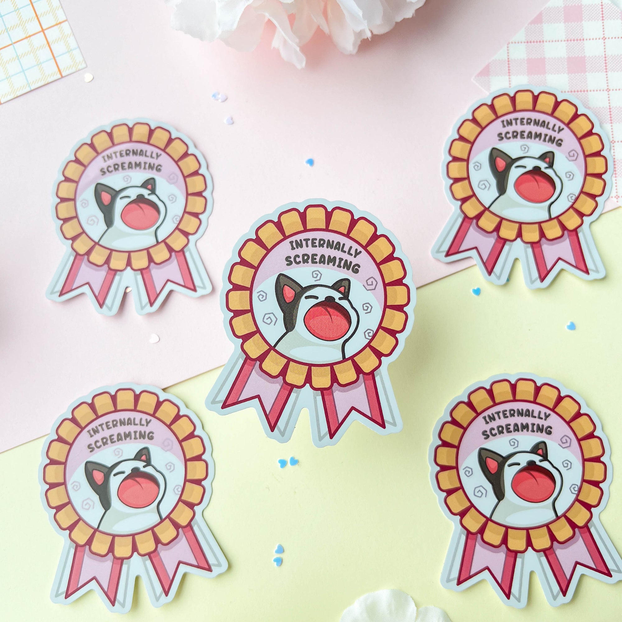 Internally Screaming Sticker