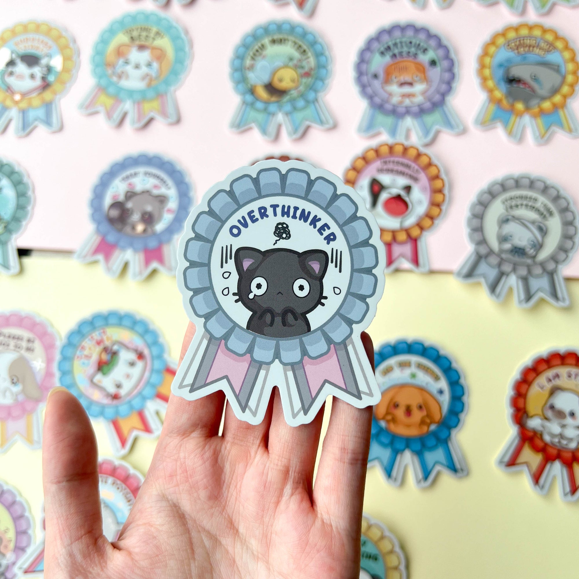 Overthinker Award Sticker