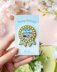 Crying But Trying Pin