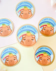 I Hate Everyone Capybara Sticker