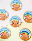 I Hate Everyone Capybara Sticker