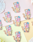 Calico Cat Ramune Sticker