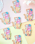 Calico Cat Ramune Sticker