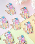 Calico Cat Ramune Sticker