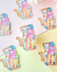 Calico Cat Ramune Sticker