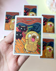 The Scream Sticker