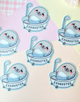 Exhausted Seal Sticker