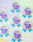 Crying But Trying Sticker