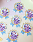 Crying But Trying Sticker