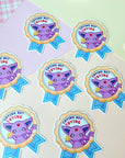Crying But Trying Sticker