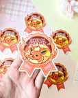 Medal Sticker Set (+Bonus Poncho Sticker)