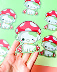 Mushroom Cow Sticker