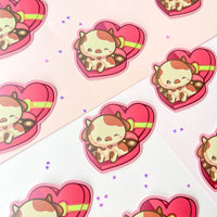 Chocolate Cow Sticker