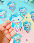 Cotton Candy Cow Sticker