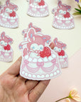Strawberry Cream Cake Sticker