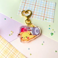Low Battery Keychain
