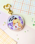 What The Duck & Underpaid Keychain