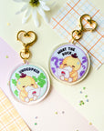 What The Duck & Underpaid Keychain