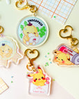 What The Duck & Underpaid Keychain