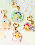 What The Duck & Underpaid Keychain