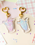 Sylveon Milkshake Keychain