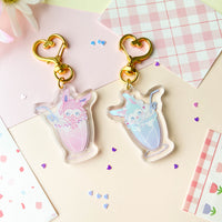 Sylveon Milkshake Keychain