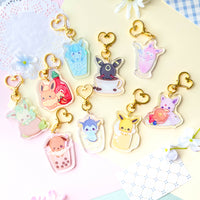 Sylveon Milkshake Keychain