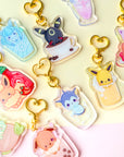 Sylveon Milkshake Keychain