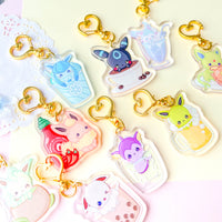 Sylveon Milkshake Keychain