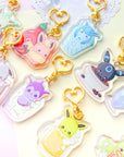 Sylveon Milkshake Keychain