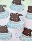 Black Cat Coffee Sticker