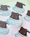 Black Cat Coffee Sticker
