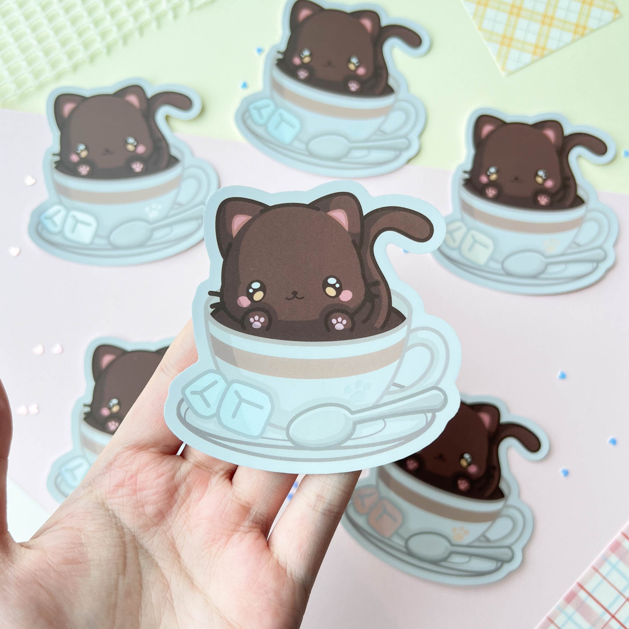 Black Cat Coffee Sticker