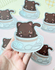 Black Cat Coffee Sticker