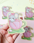 Tulip Mouse Sticker