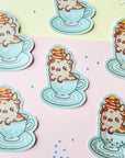 Breakfast Tea Cow Sticker